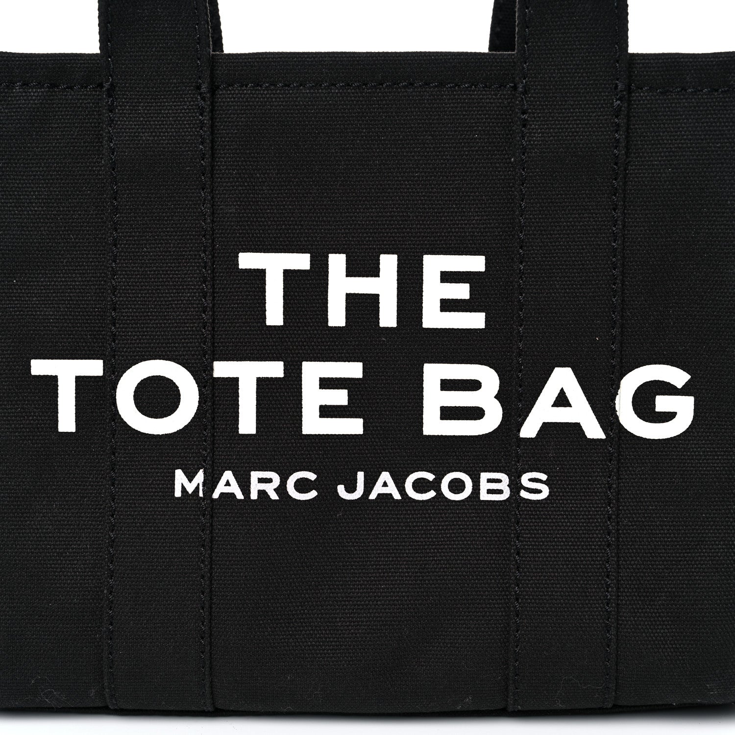 Marc Jacobs Cotton Canvas Mini The Traveler Tote Bag Black 12 of 12