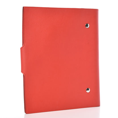 Hermes Swift Ulysse MM Notebook Cover Rouge Tomate 3 of 8