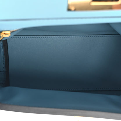 Hermes Evercolor Swift 21 24/24 New Blue Jean 5 of 11