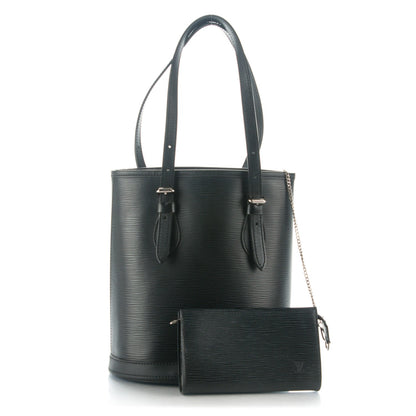 Louis Vuitton Epi Petit Bucket 23 Black 5 of 8