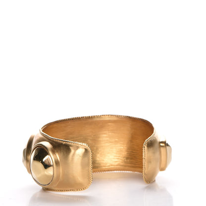 Chanel CC Studded Cuff Gold 3 of 3