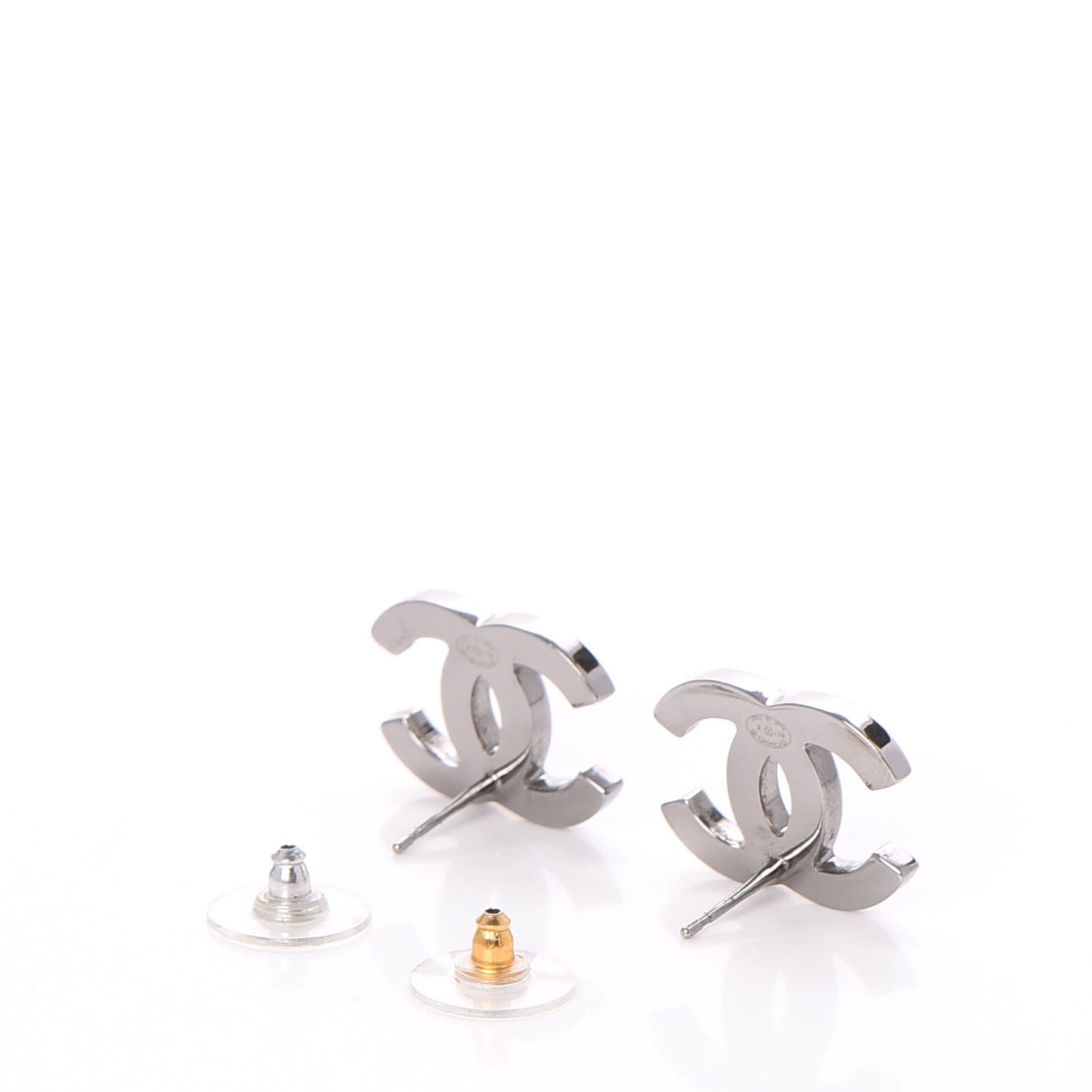 Iridescent Crystal CC Earrings Multicolor