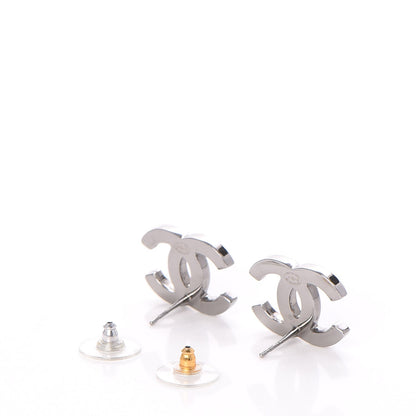 Chanel Iridescent Crystal CC Earrings Multicolor 3 of 5