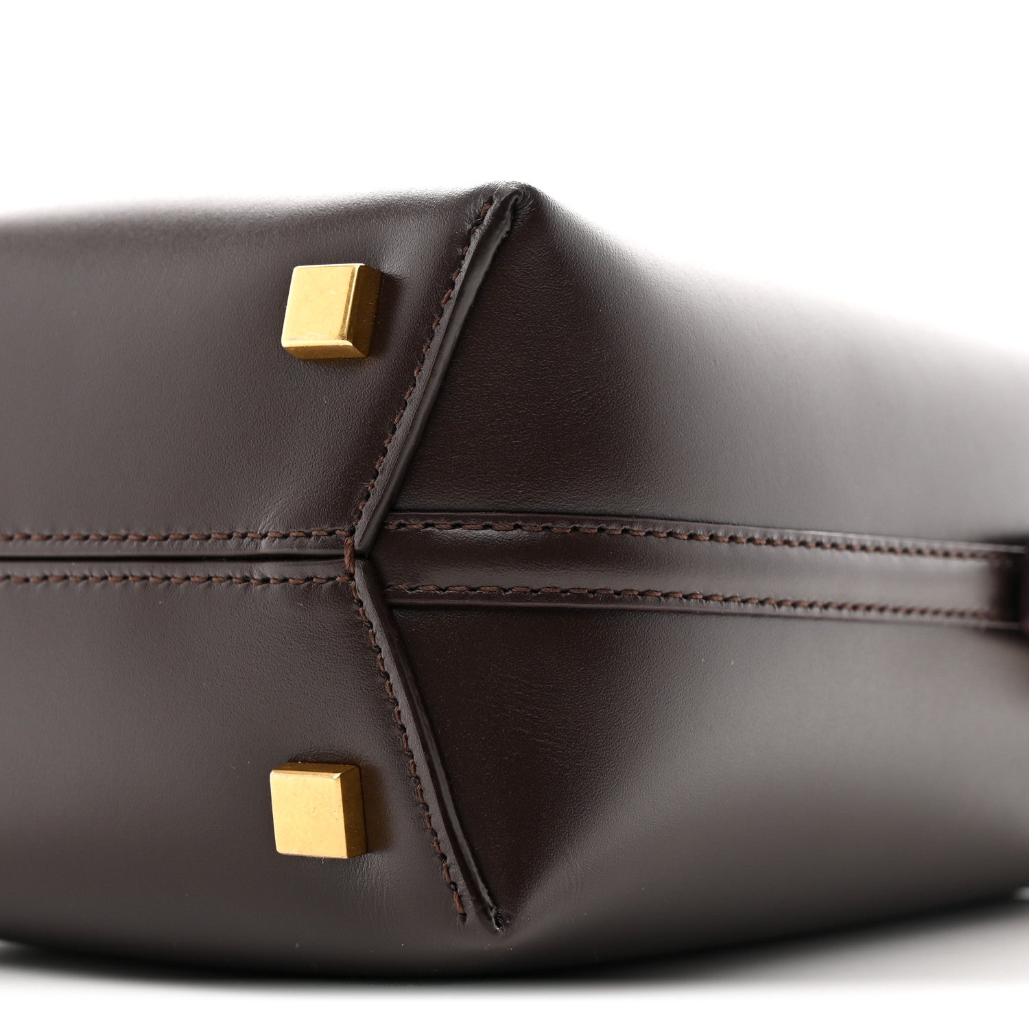 Saint Laurent Shiny Calfskin Le 37 Mini Bucket Bag Dark Sweet Chocolate 10 of 10