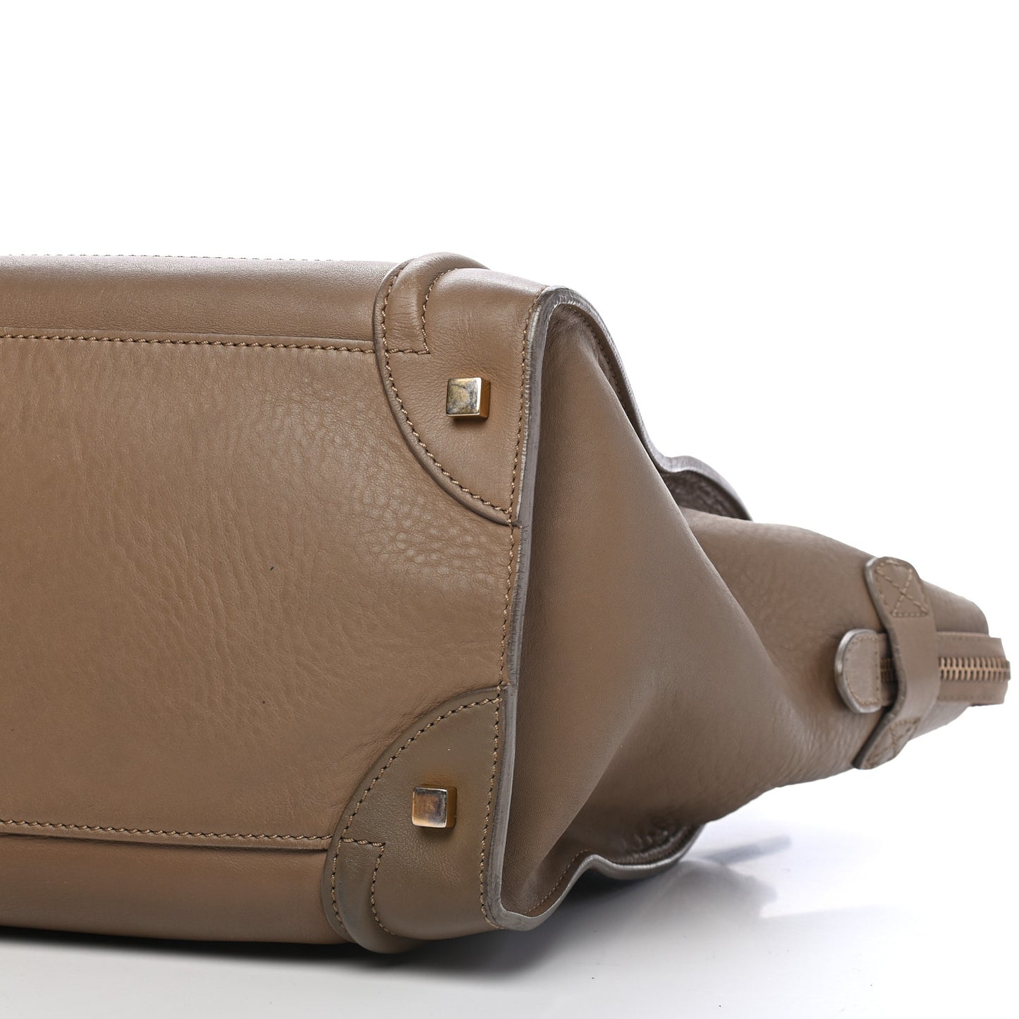 Smooth Calfskin Micro Luggage Camel