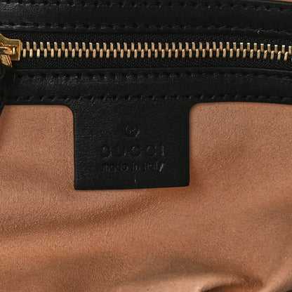 Gucci Boarded Plutone Calfskin Medium Jackie 1961 Tote Black 6 of 11