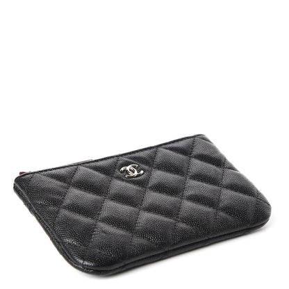 Chanel Caviar Quilted Small Cosmetic Case Black 4 of 10