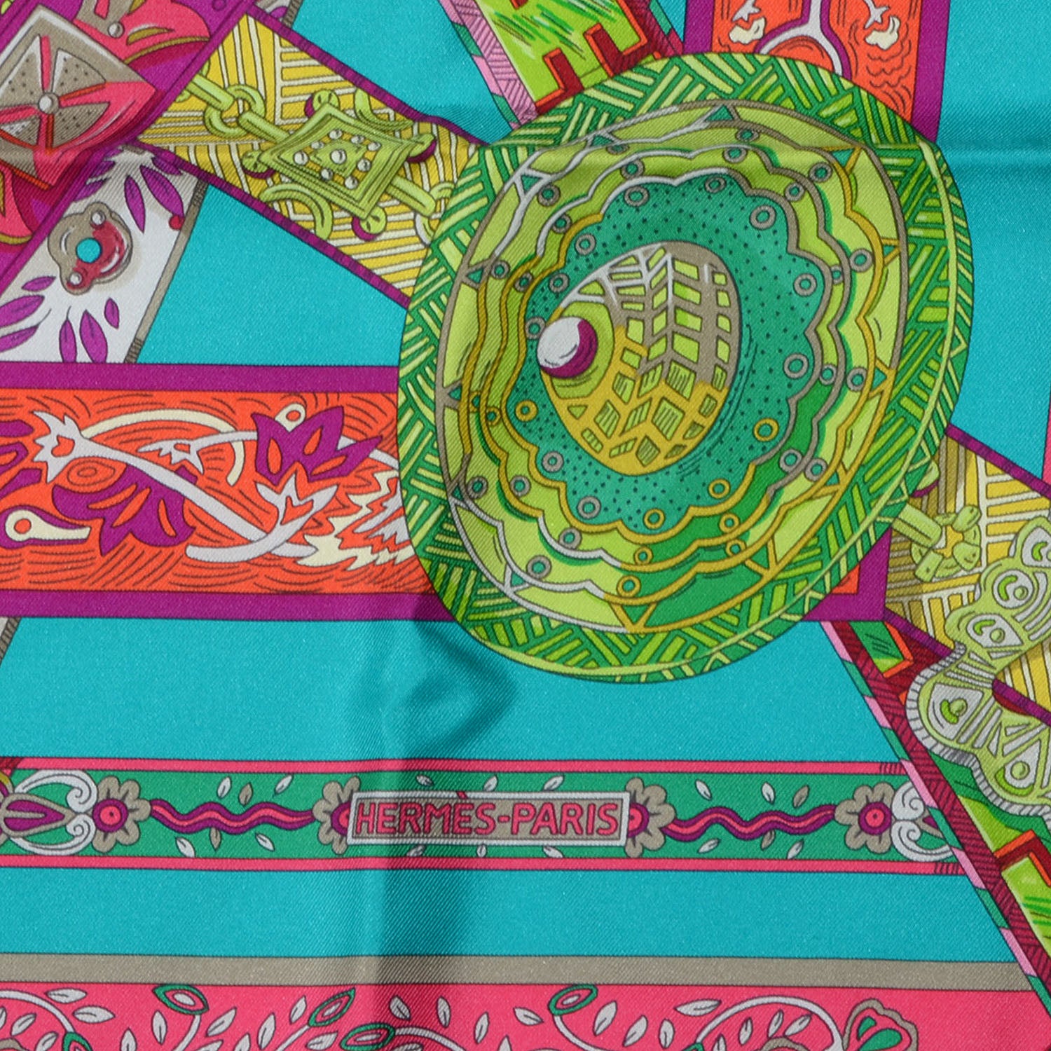 Hermes Silk Le Songe de La Licorne Scarf 90 4 of 5