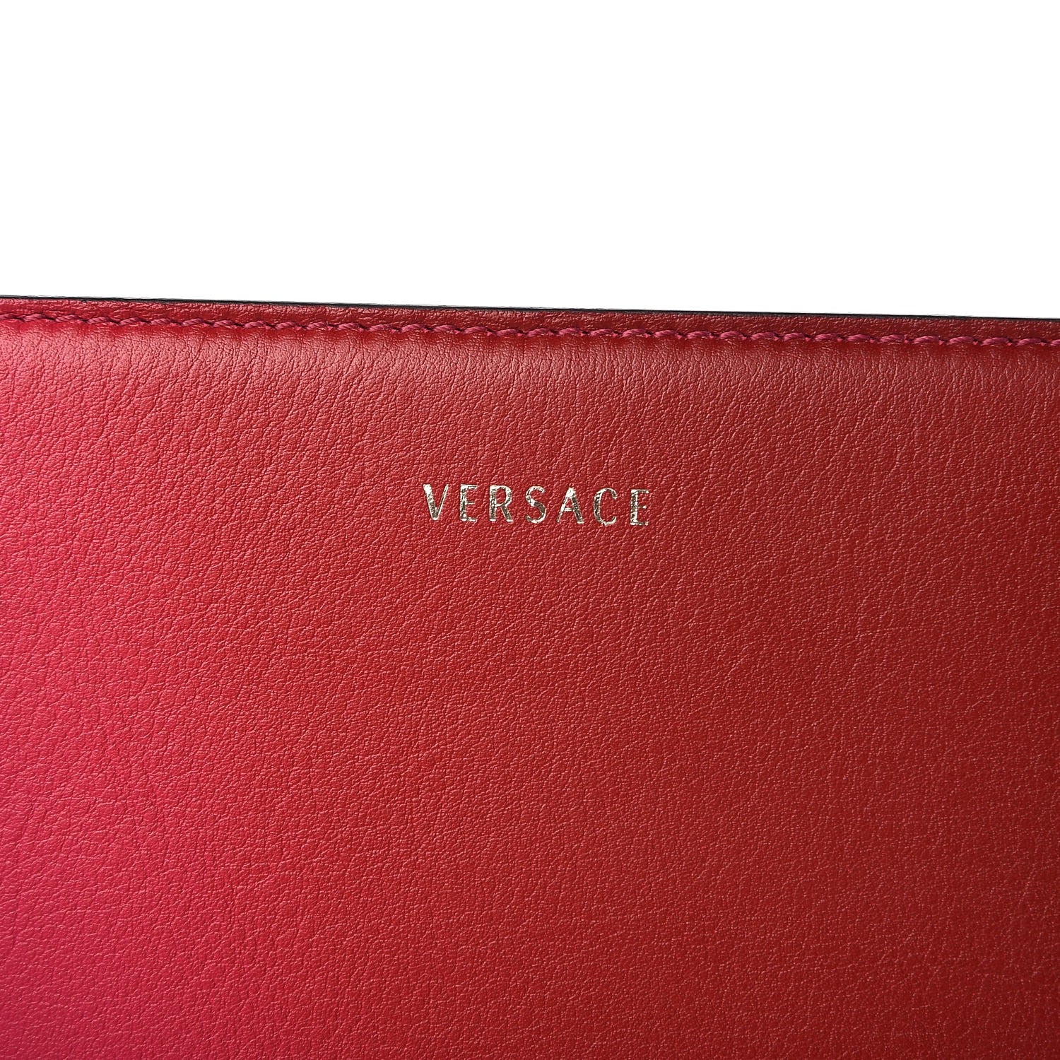 Versace Calfskin Medium DV One Satchel Pink Red 6 of 7