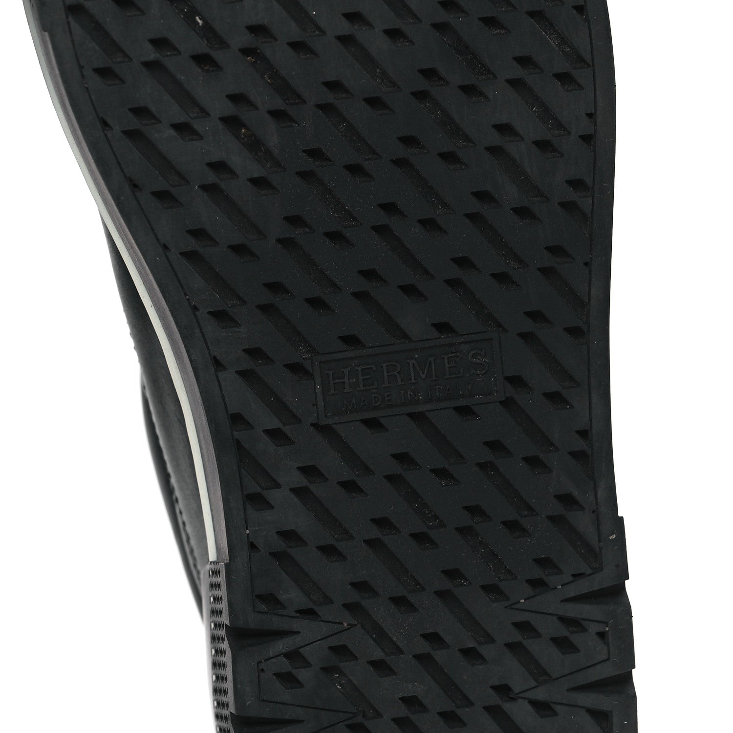 Hermes Calfskin Womens Jungle Love Voltage Sneakers 35 Black 7 of 11