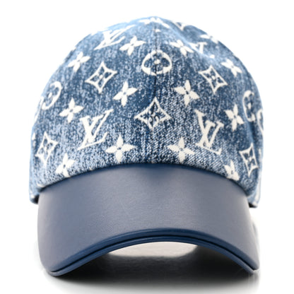 Louis Vuitton Monogram Jacquard Cap Blue 2 of 8