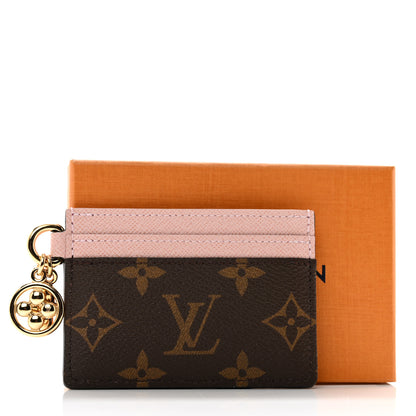 Louis Vuitton Monogram LV Charms Card Holder Rose Ballerine 7 of 7