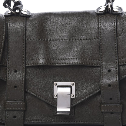 Proenza Schouler Lambskin Tiny PS1 Satchel Military 7 of 15