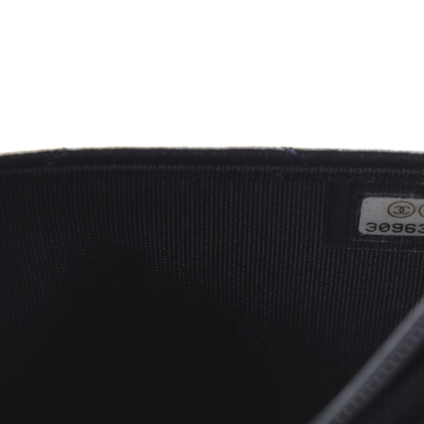 Lambskin Quilted 19 Wallet On Chain WOC Navy Blue