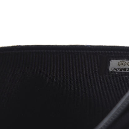 Chanel Lambskin Quilted 19 Wallet On Chain WOC Navy Blue 9 of 11