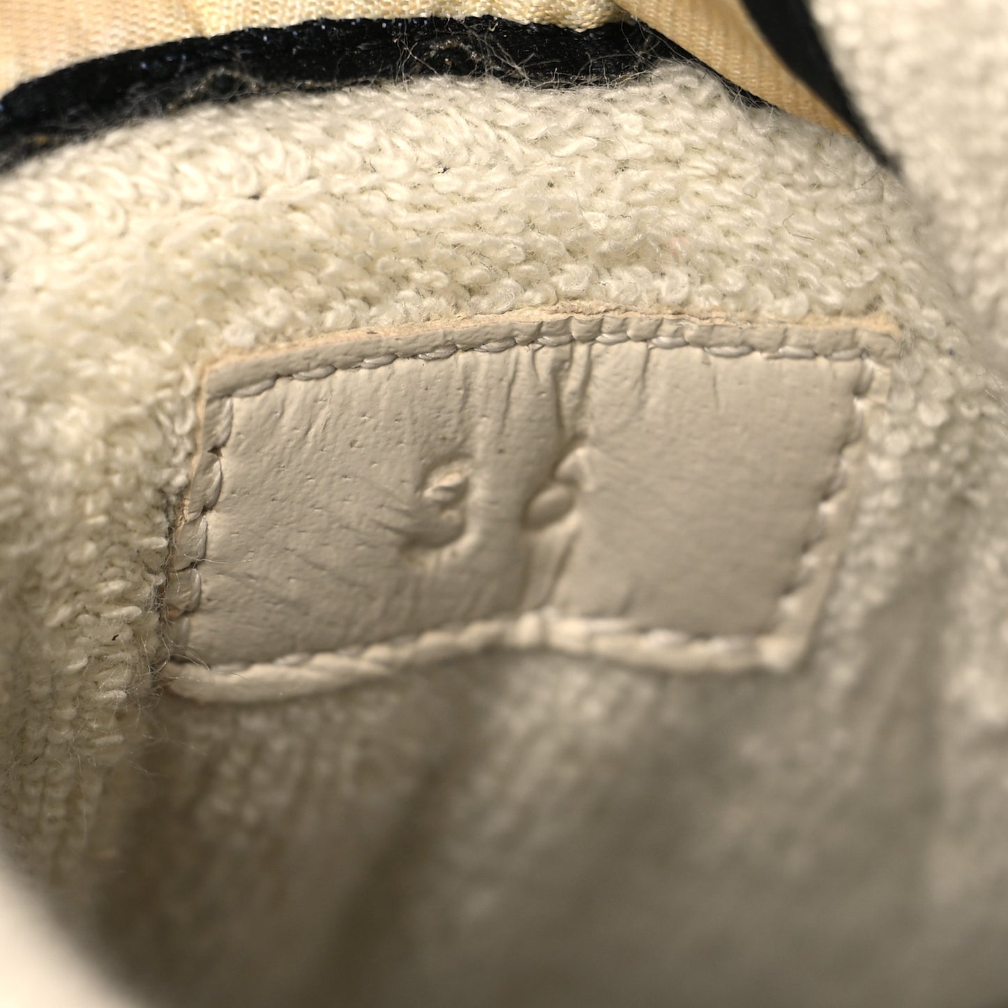 Nubuck Calfskin Web Removable Crystals Womens Screener Sneakers 36 Dusty Milk New Mystic White