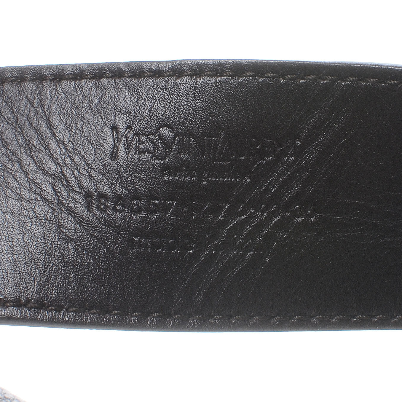 Mens Leather Nubuck Belt 90 36