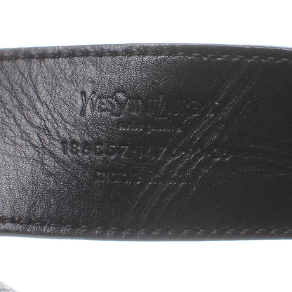 Saint Laurent Mens Leather Nubuck Belt 90 36 3 of 4