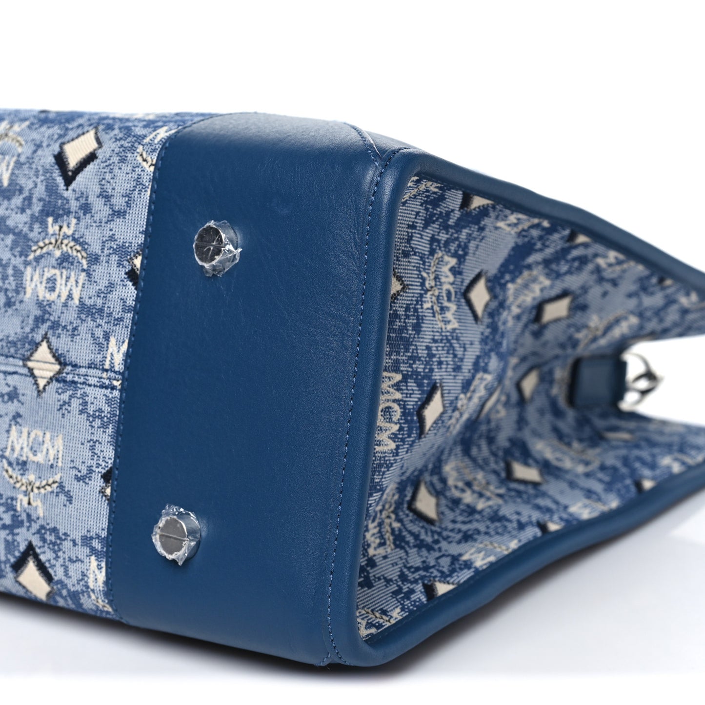 Jacquard Monogram Munchen Extra Large Tote Blue