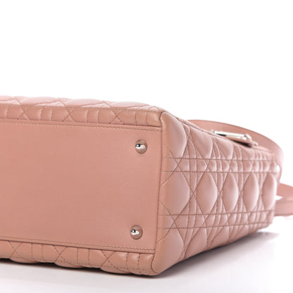 Christian Dior Lambskin Cannage Medium Lady Dior Pink 7 of 12