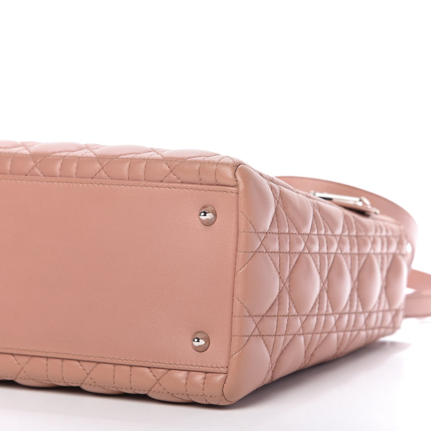 Lambskin Cannage Medium Lady Dior Pink