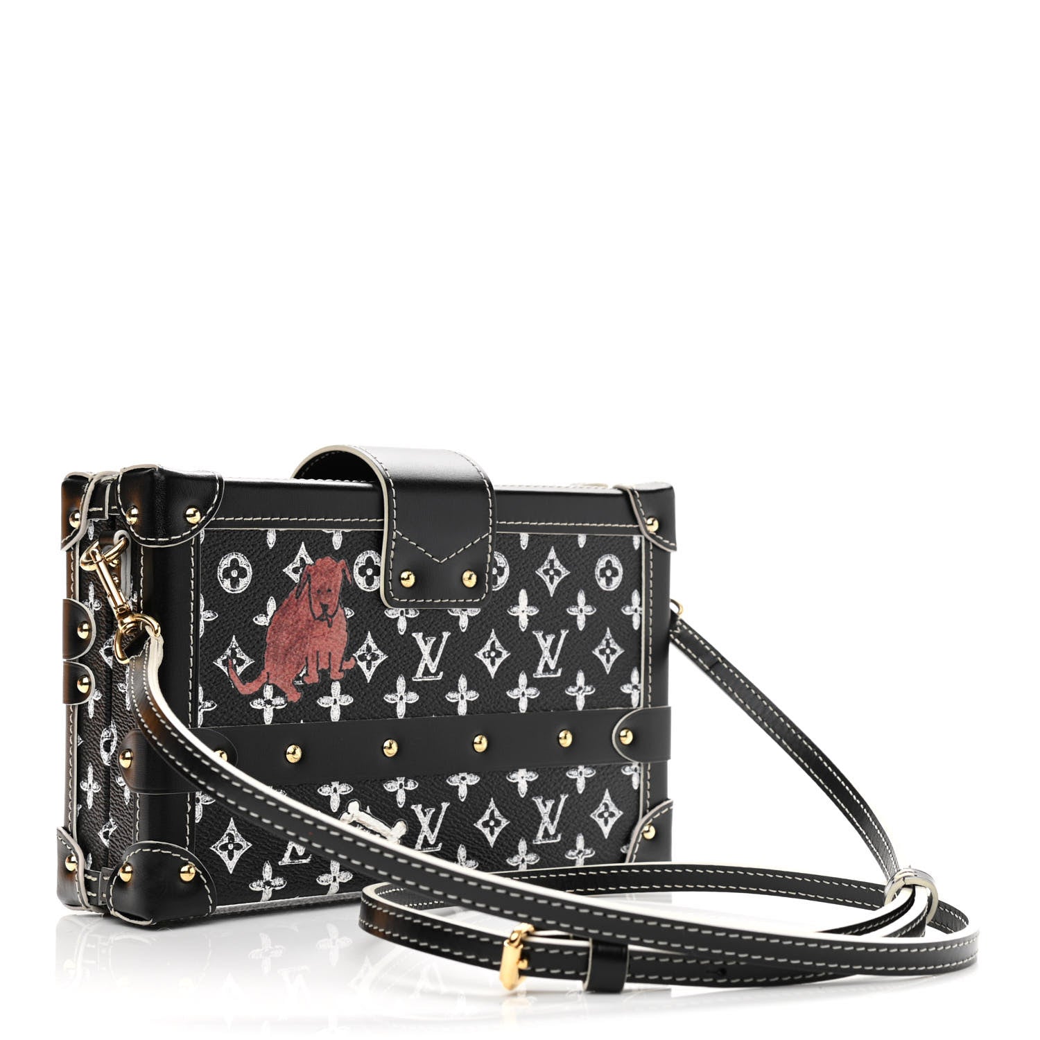 Louis Vuitton Catogram Petite Malle Black 3 of 10