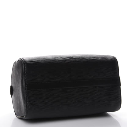 Louis Vuitton Epi Speedy 25 Black 3 of 10