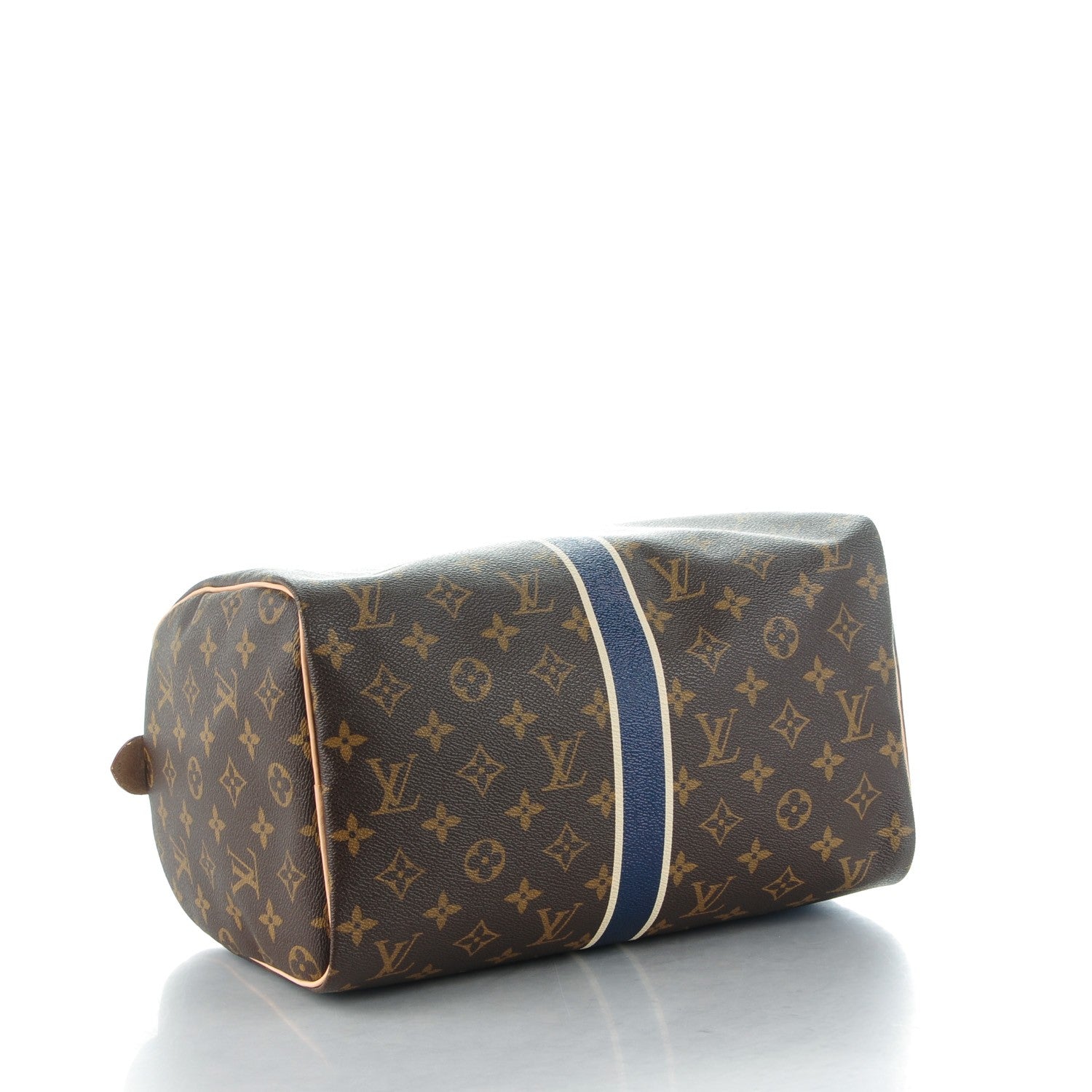 Louis Vuitton Monogram My LV Heritage Speedy 30 Blue Marine White 4 of 7