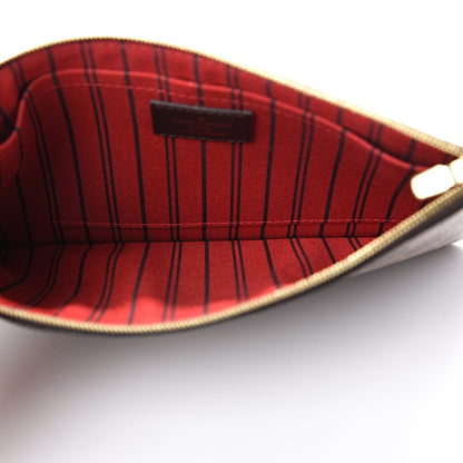 Louis Vuitton Damier Ebene Neverfull MM GM Pochette 4 of 8