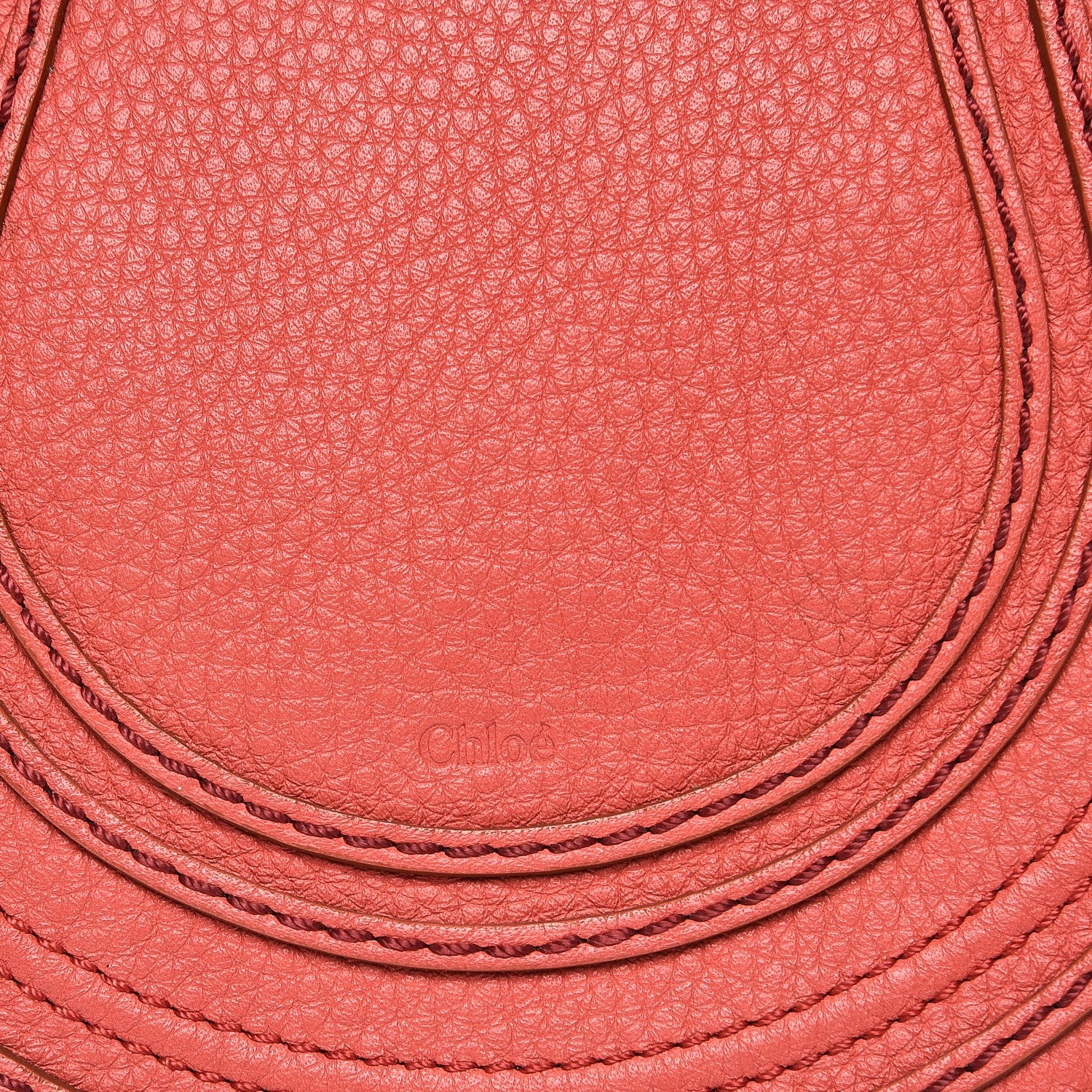 Chloe Calfskin Mini Marcie Round Crossbody Bag Paradise Pink 9 of 9
