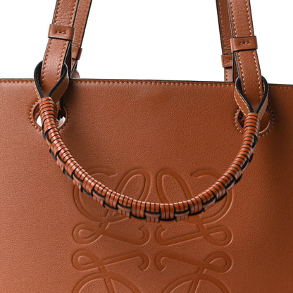 Loewe Smooth Calfskin Small Anagram Tote Tan 7 of 9