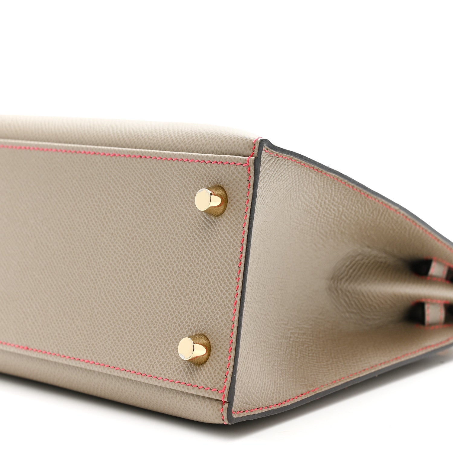 Hermes Epsom Horseshoe Kelly Sellier 25 Gris Asphalte Lime 10 of 11