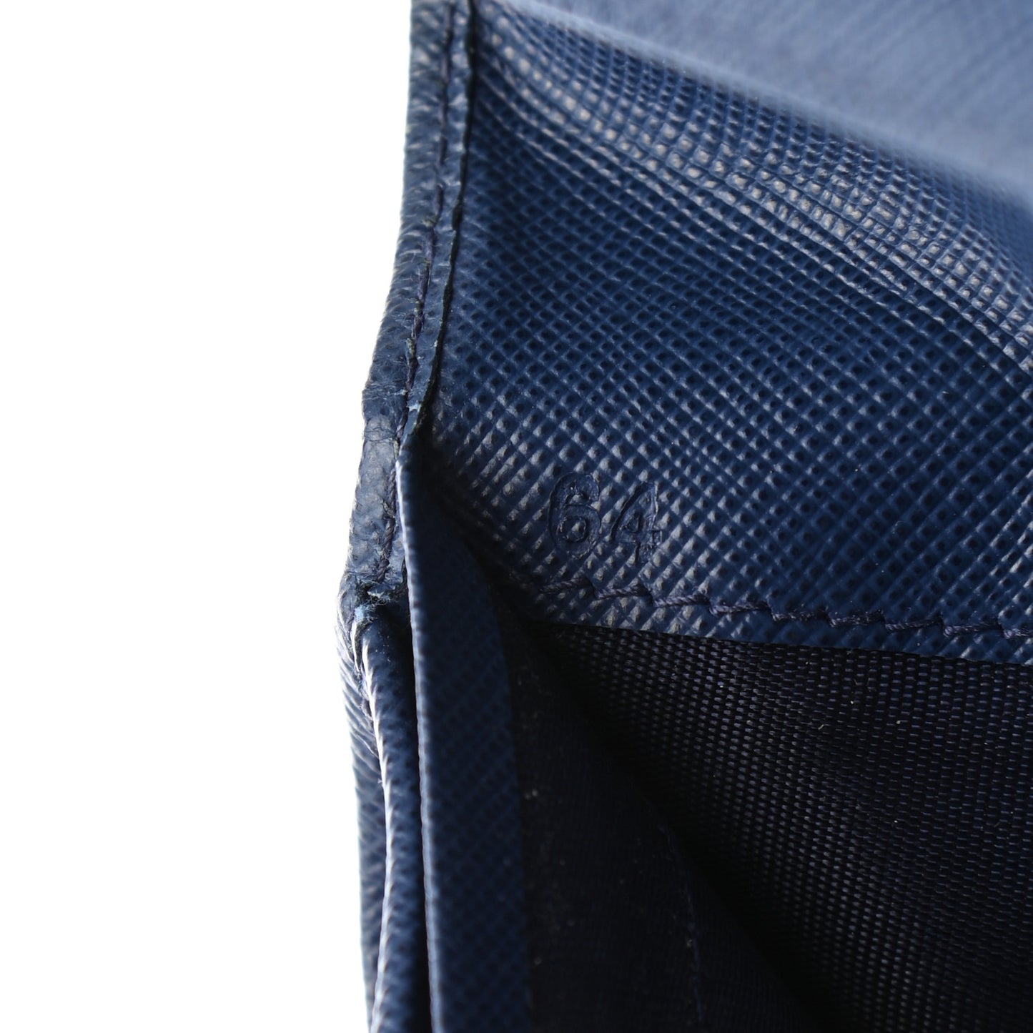 Saffiano Long Wallet Bluette