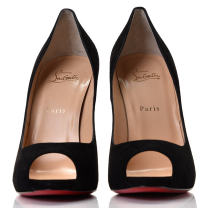 Christian Louboutin Suede Flo 120 Pumps 41.5 Black 5 of 9