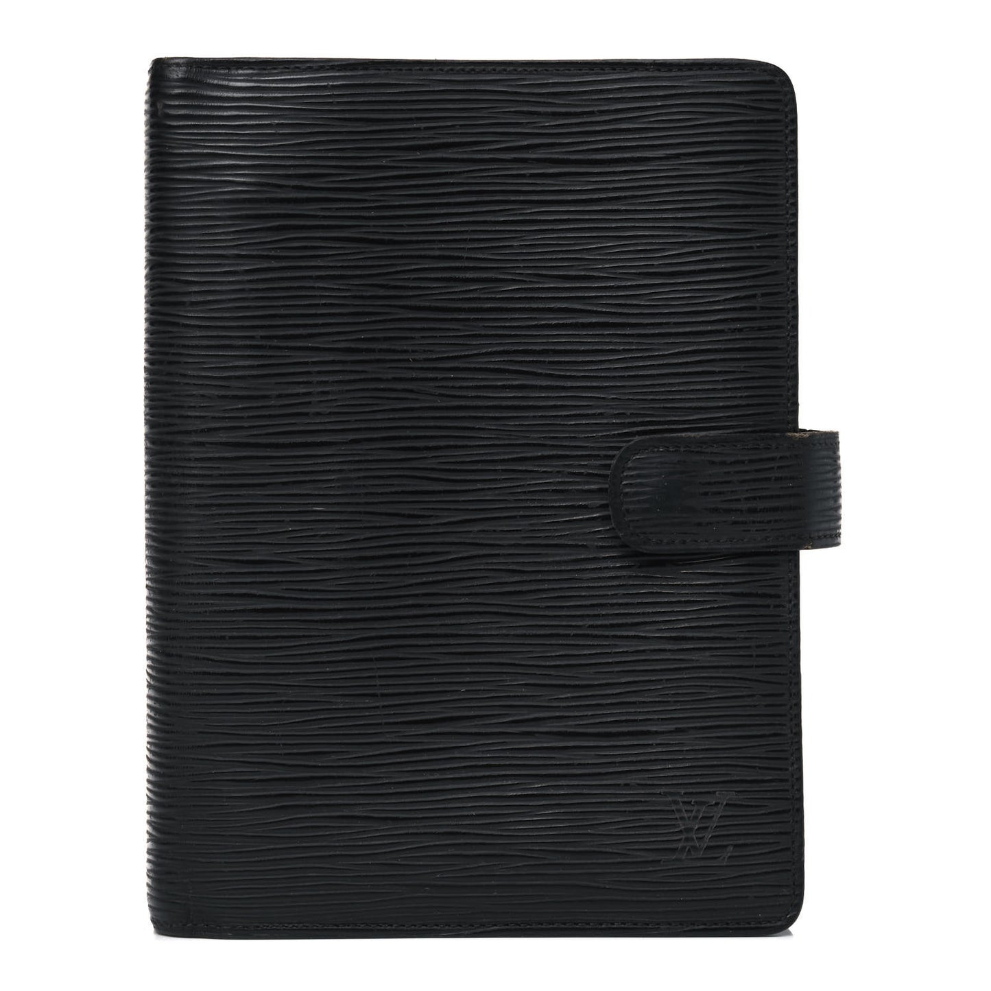 Epi Medium Ring Agenda Cover Black