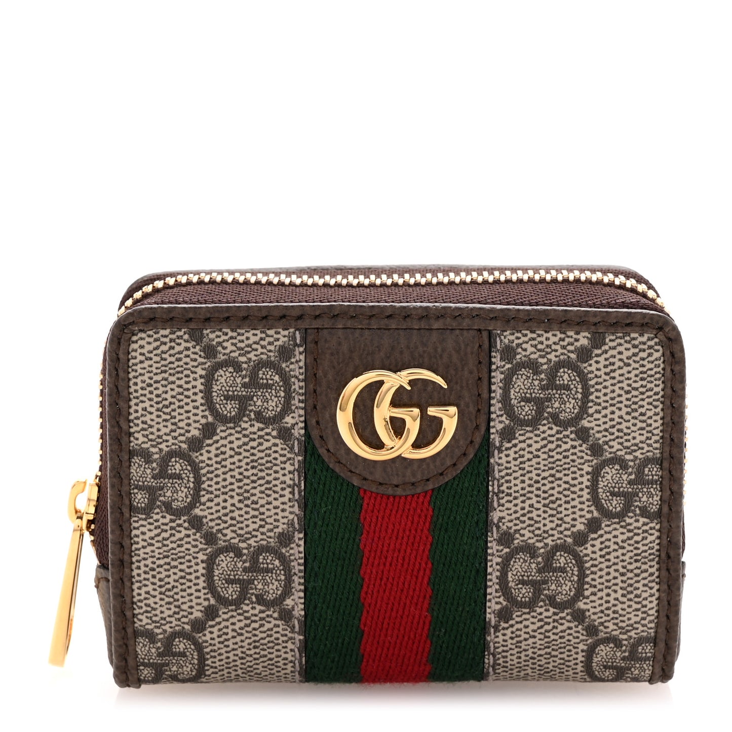 GG Supreme Monogram Web Ophidia Playing Card Case Beige New Acero