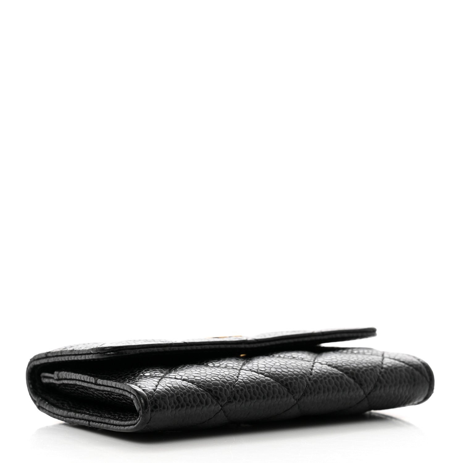 Chanel Caviar Quilted Flap Card Holder Black 4 of 9
