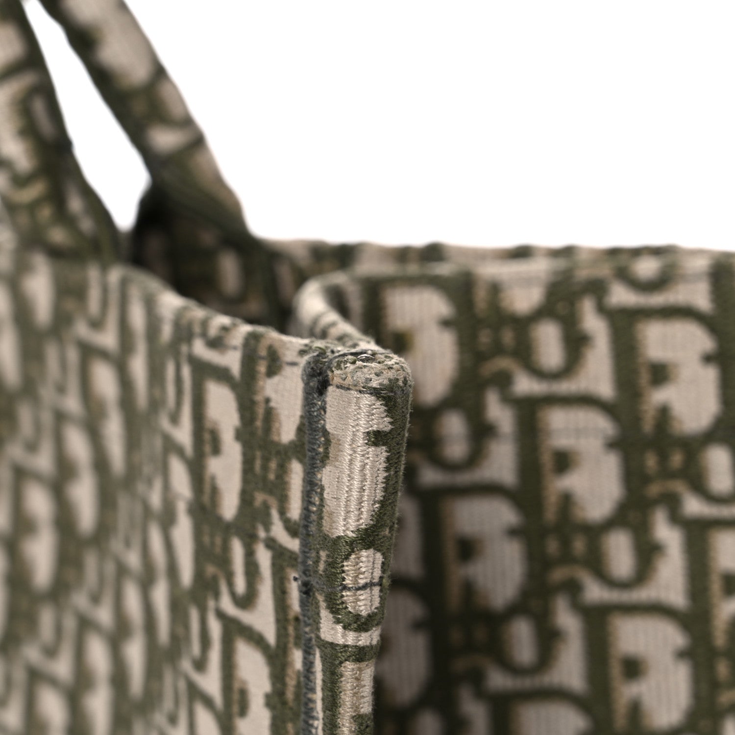 Christian Dior Oblique Large Book Tote Vert Multicolor 18 of 25