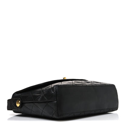 Chanel Lambskin Quilted Flap Shoulder Bag Black 3 of 10