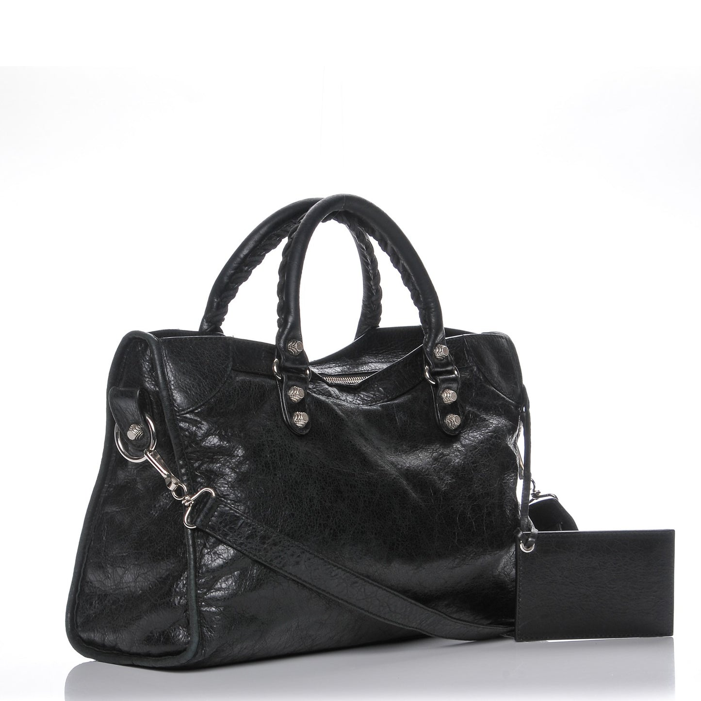 Agneau Giant 12 Silver Hardware City Black