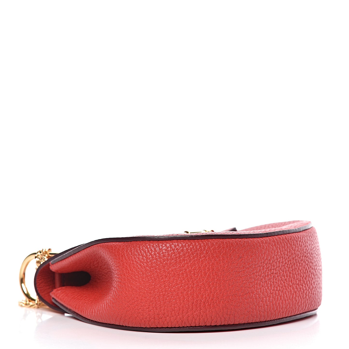 Grained Lambskin Mini Drew Shoulder Bag Plaid Red