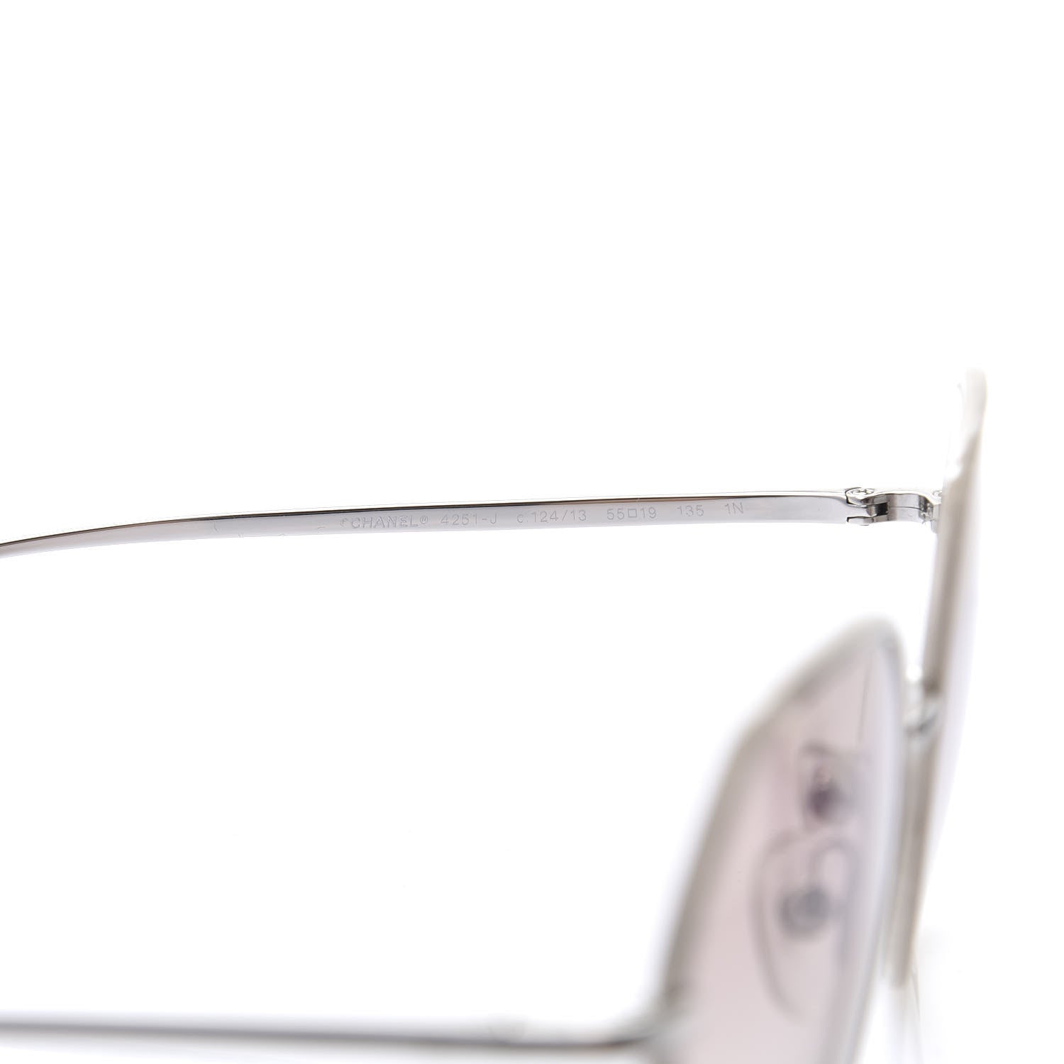 Chanel Round Sunglasses 4251-J Silver Brown 6 of 10