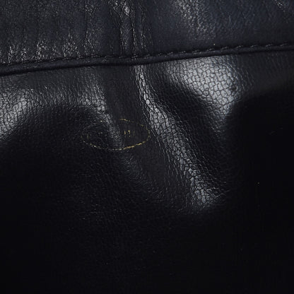 Chanel Lambskin Quilted Drawstring Bag Black 9 of 19