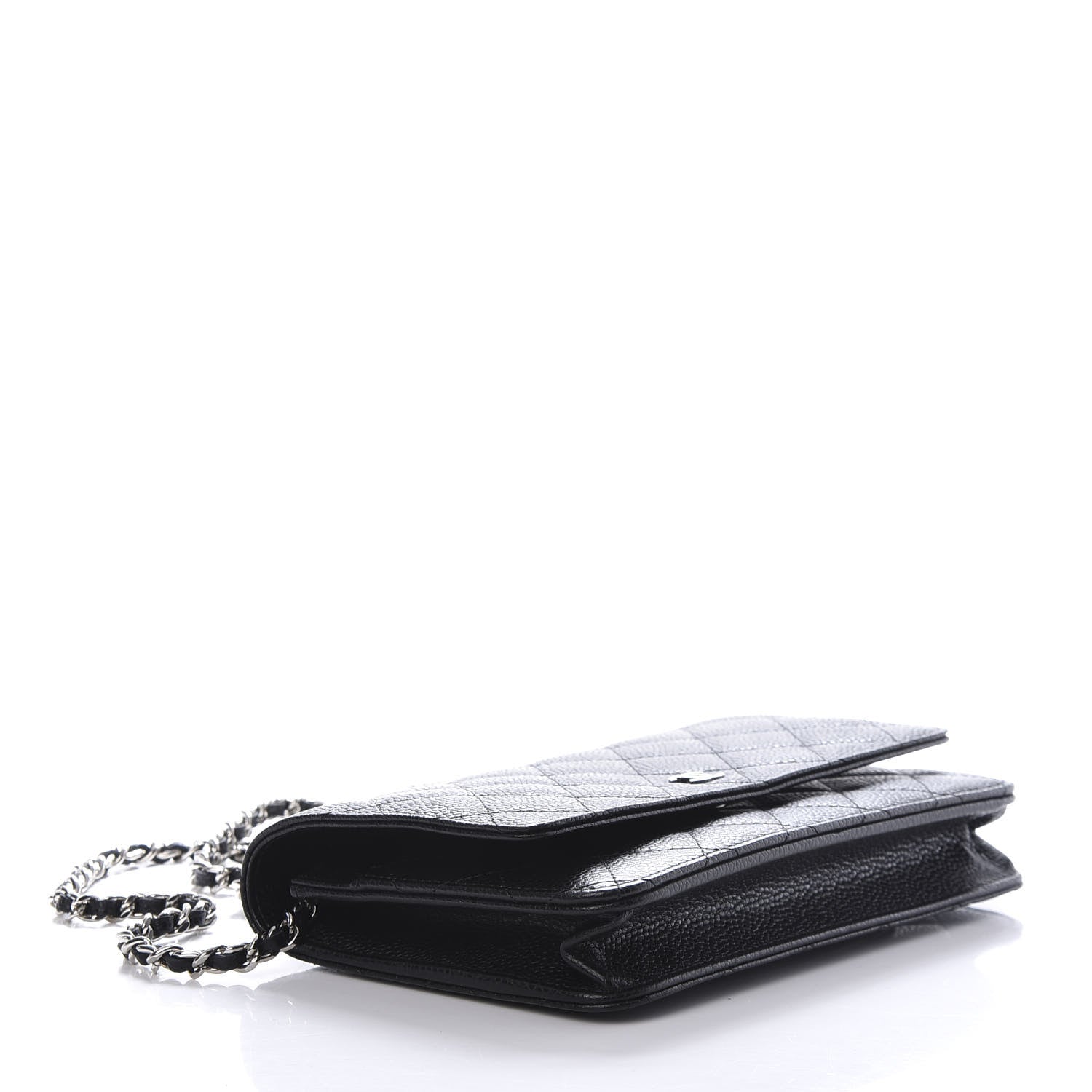 Chanel Caviar Quilted Wallet On Chain WOC Black 4 of 11