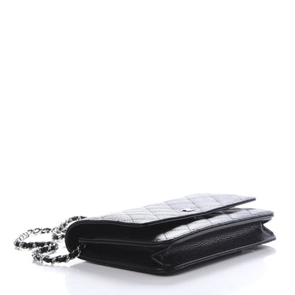 Chanel Caviar Quilted Wallet On Chain WOC Black 4 of 11