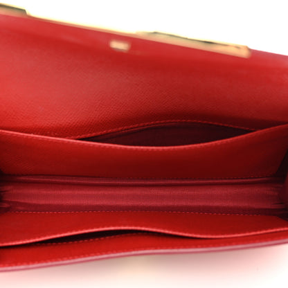 Salvatore Ferragamo Hammered Calfskin Mini Gancini Icona Bag Lipstick 6 of 11