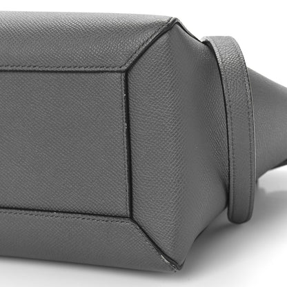 Celine Grained Calfskin Micro Belt Bag Grey 9 of 11