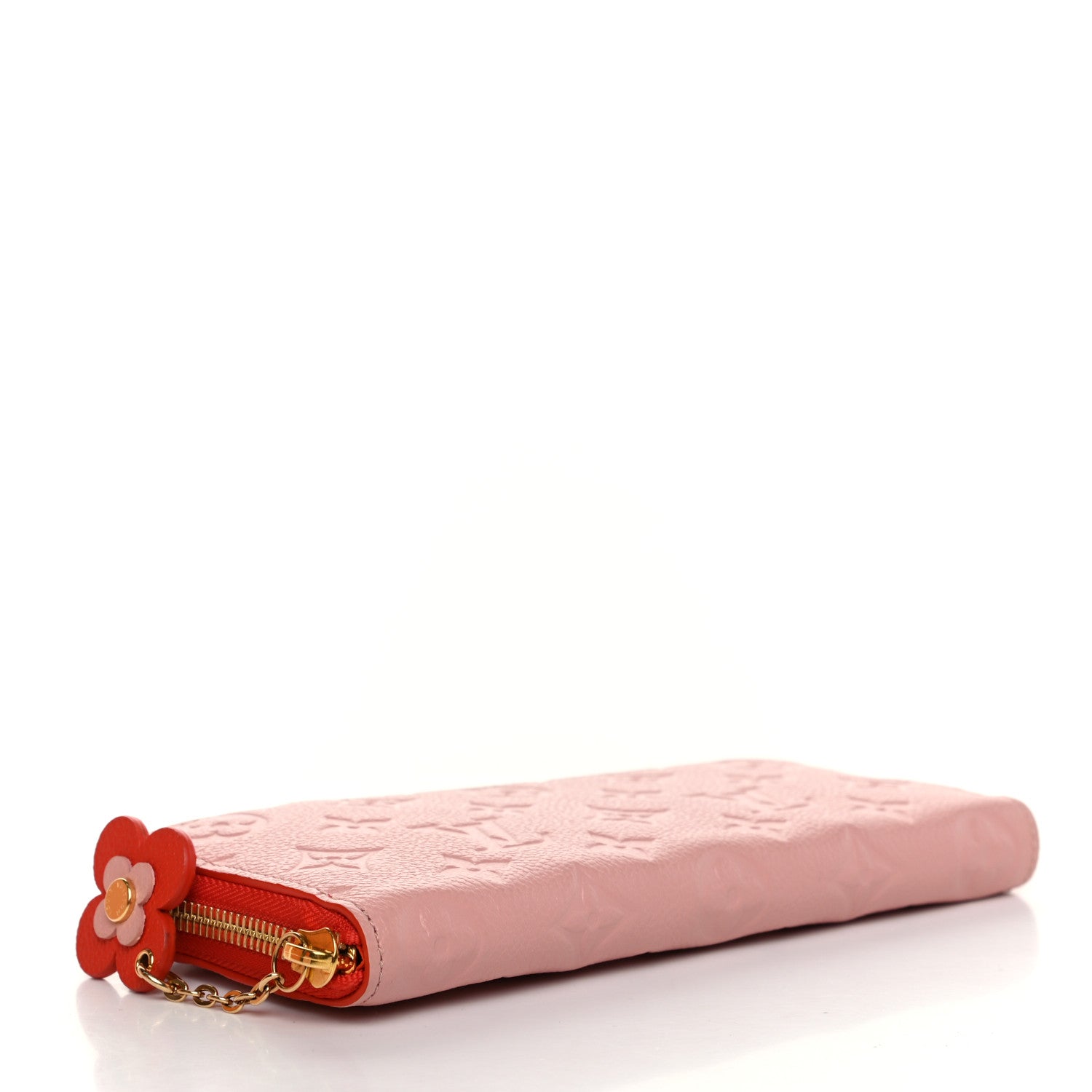 Louis Vuitton Empreinte Blooming Flowers Clemence Wallet Rose Poudre 4 of 9