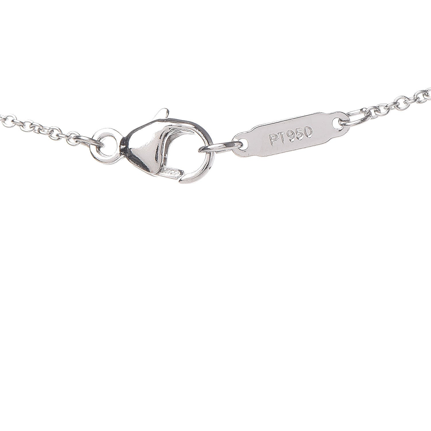 Tiffany Platinum Diamond Jazz Graduated Pendant Necklace 7 of 8
