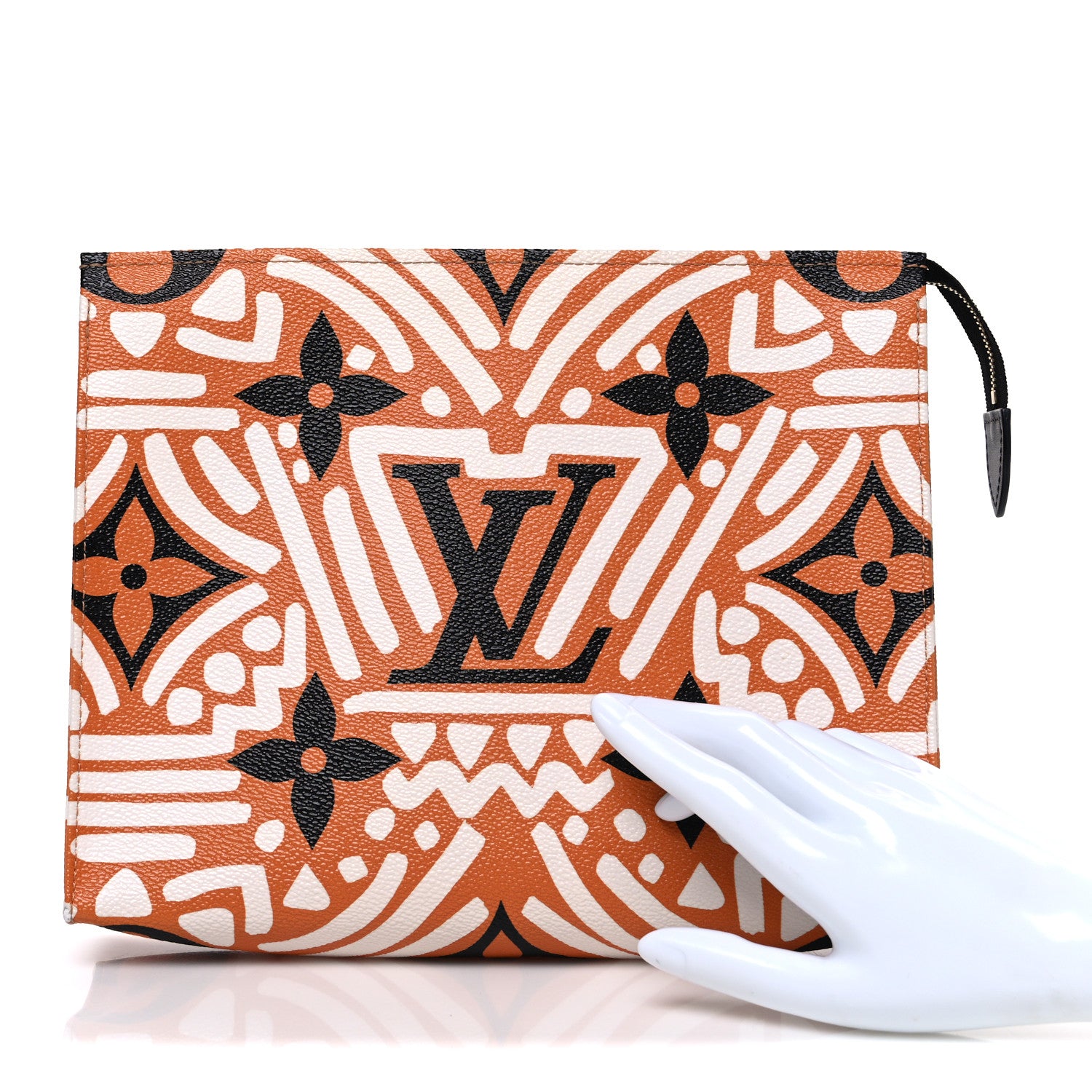 Louis Vuitton Monogram Giant Crafty Pochette Toiletry 26 Creme Caramel 2 of 7